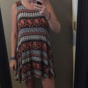 flowy dress with cute design